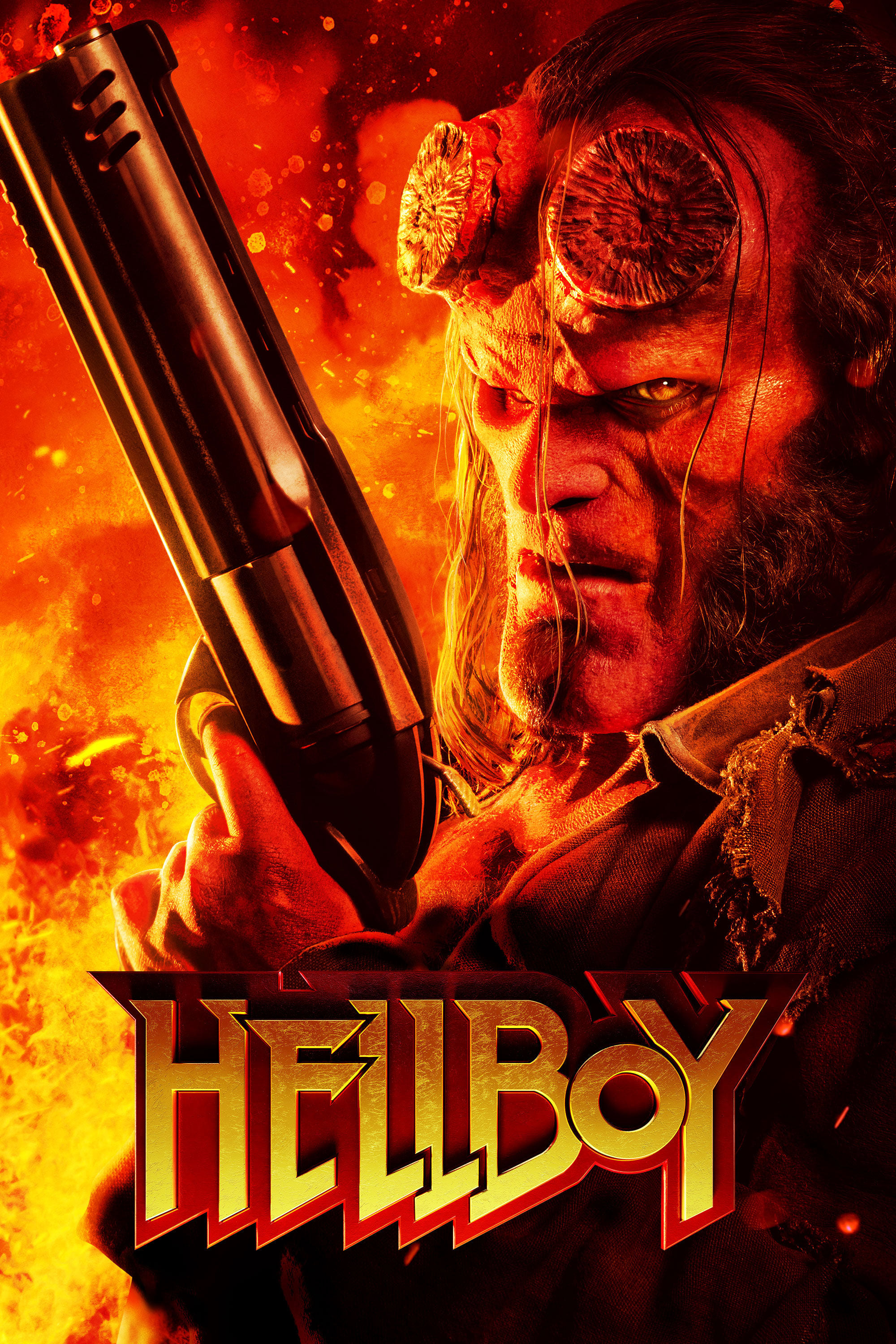 Poster for the movie "Hellboy"