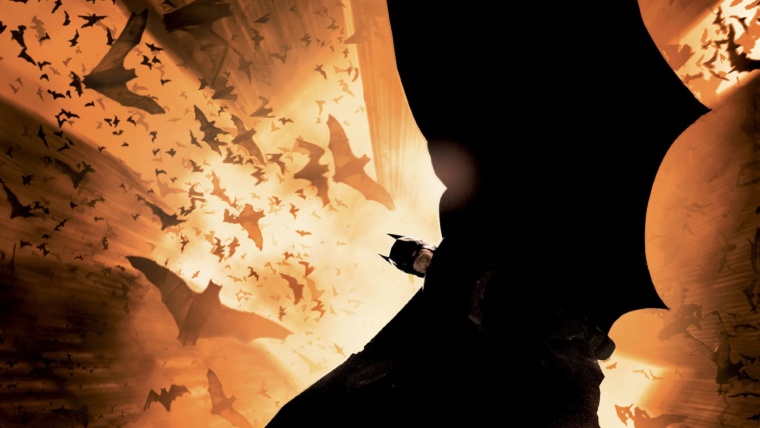 Poster for the movie "Batman Begins"