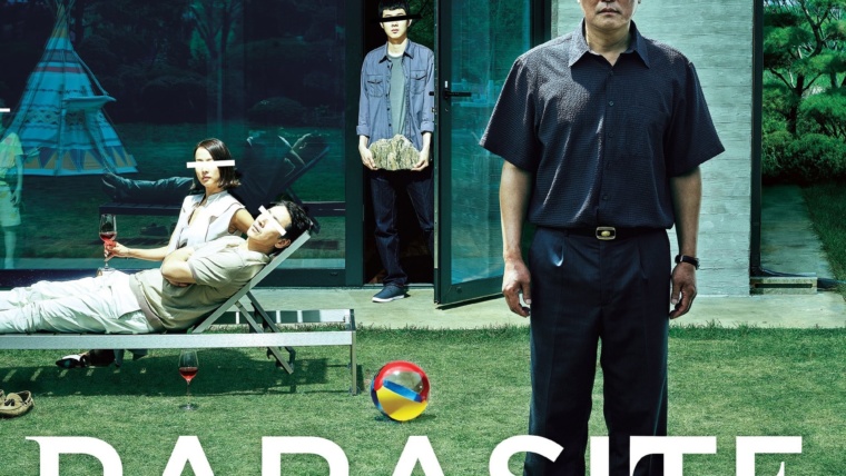 Poster for the movie "Parasite"