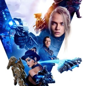 Poster for the movie "Valerian and the City of a Thousand Planets"