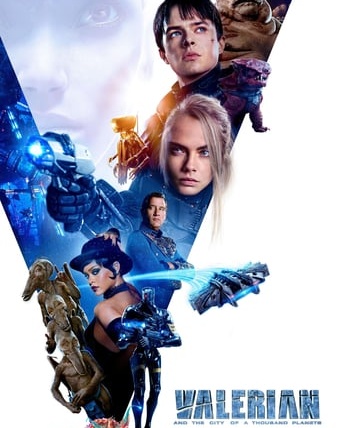 Poster for the movie "Valerian and the City of a Thousand Planets"