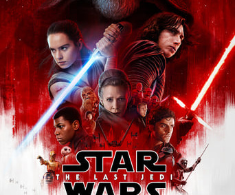 Poster for the movie "Star Wars: The Last Jedi"