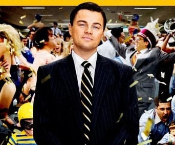 Poster for the movie "The Wolf of Wall Street"