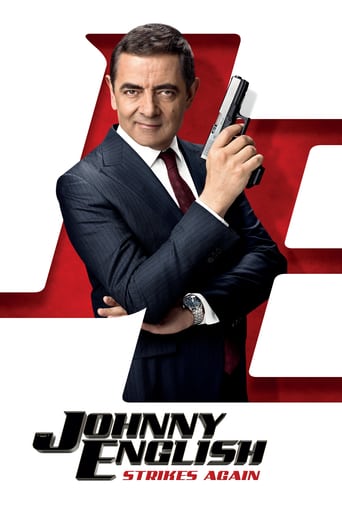 Poster for the movie "Johnny English Strikes Again"